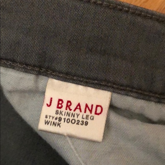 NWOT J Brand skinny leg grey jeans - Picture 4 of 4